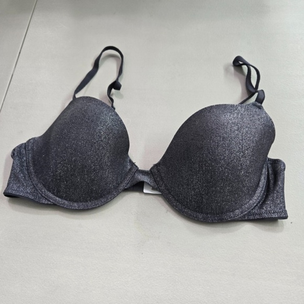 Victoria‎ Secret PINK Women Bra 34C Gray Demi Wear Everywhere Underwire